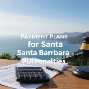 Payment Plans for Santa Barbara DUI Penalties